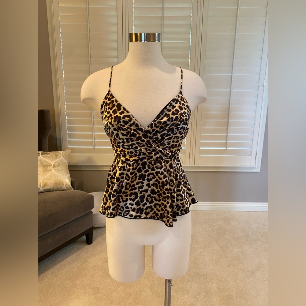 Hello Miss Leopard Tank (NWT) Size Small